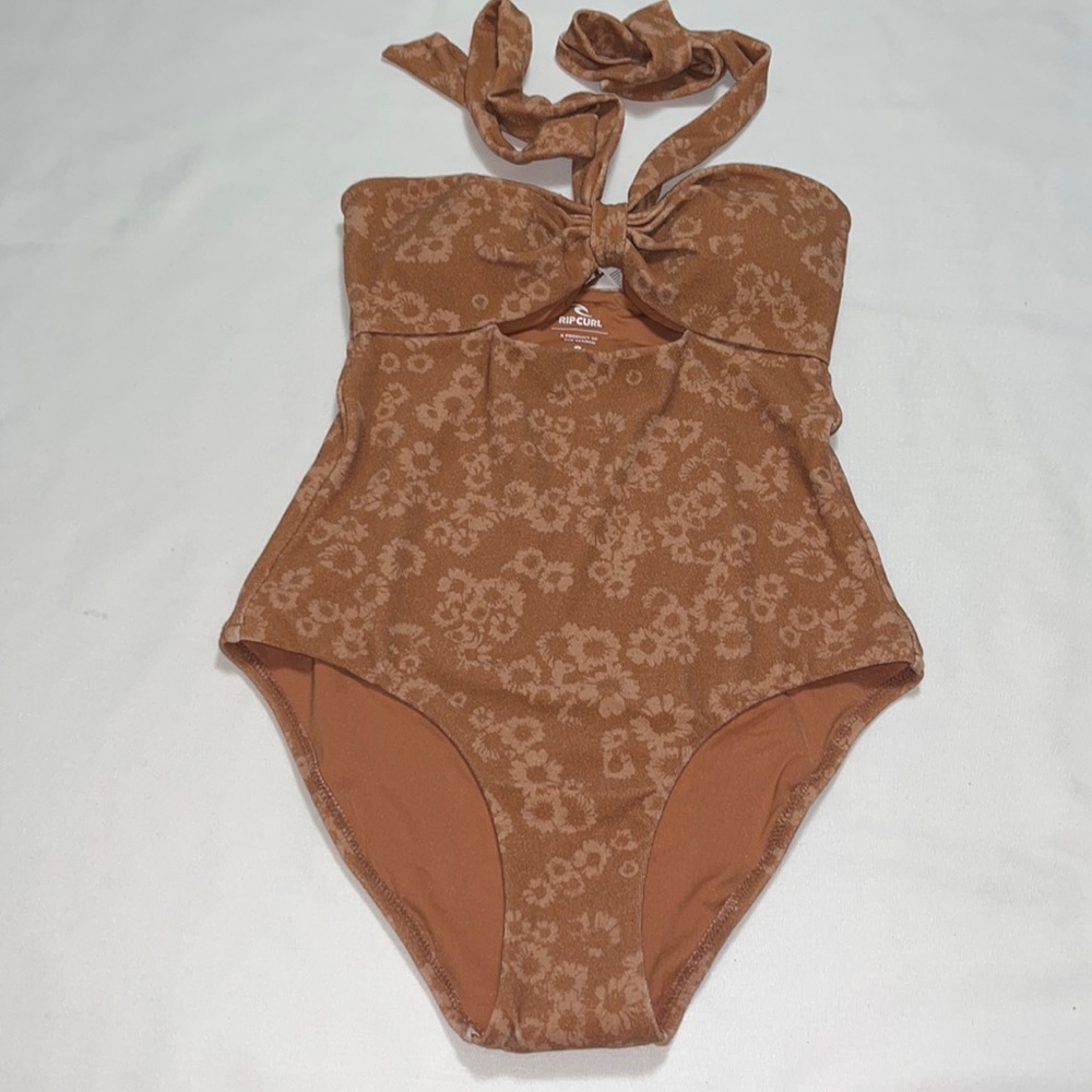 RIP CURL SUNRISE TERRY FULL ONE PIECE Swimsuit Sz SMALL - Picture 1 of 11